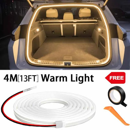 Automatic LED Trunk Light Strip, Tailgate and Frunk Light that Turns On When Opened, Flexible and Waterproof, 2, 4 or 6 m, 5 Colors