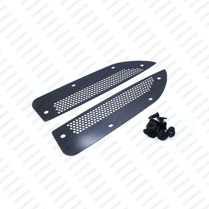 Carbon Fiber Mud Flaps for Honda Civic Type R 2023+ (FL5), 2-Piece Splash Guard Set
