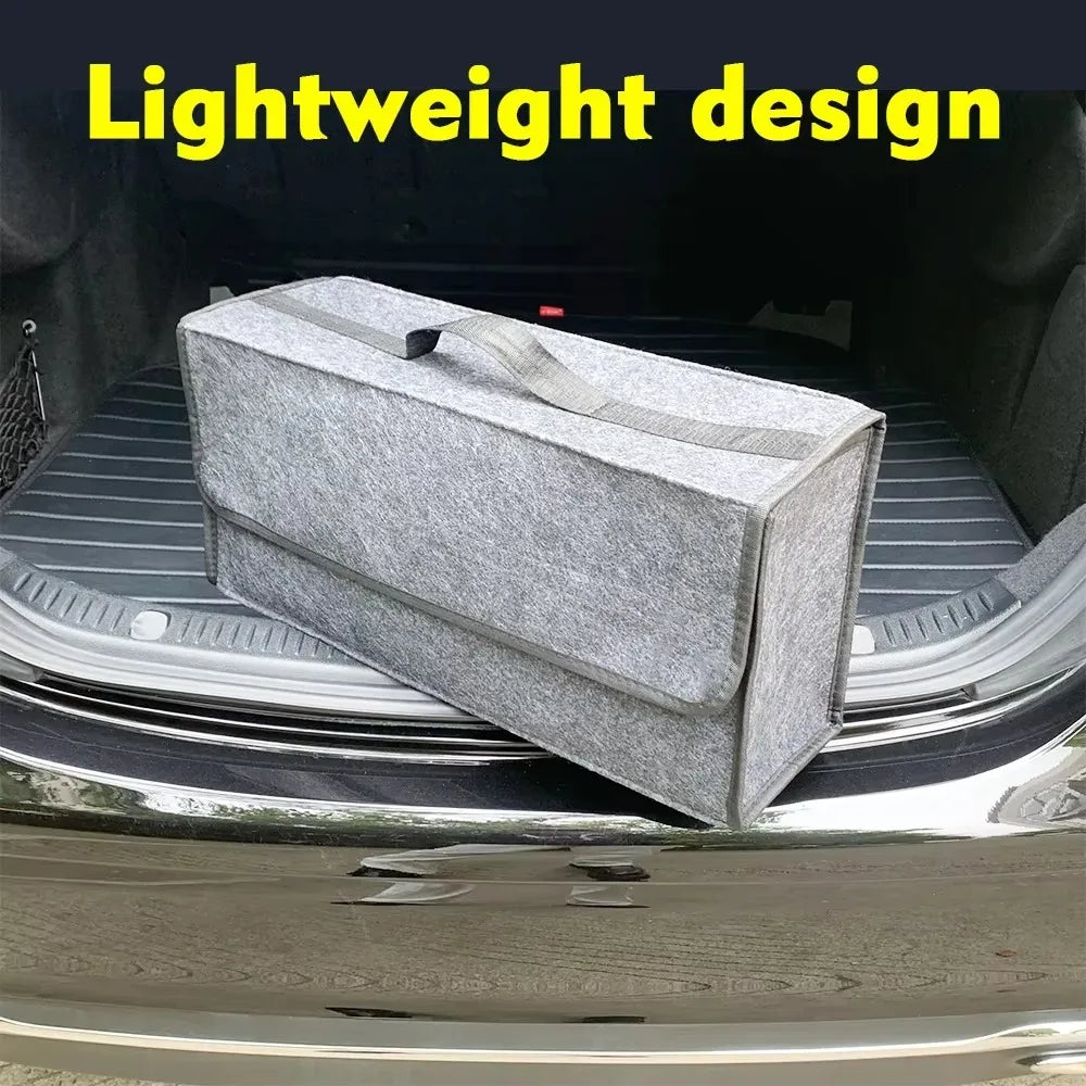 Lightweight felt trunk organizer