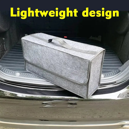 Lightweight felt trunk organizer