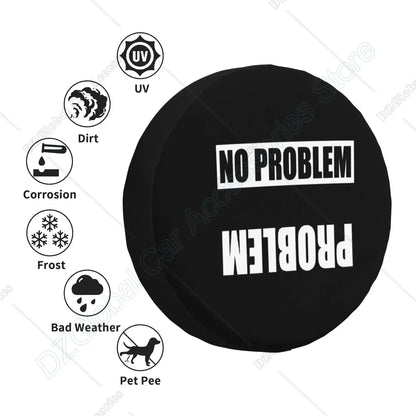 Spare Tire Cover for Jeep Wrangler (JL) with Backup Camera, Soft Silver-Coated Polyester, 4 Sizes from 14 to 17 in