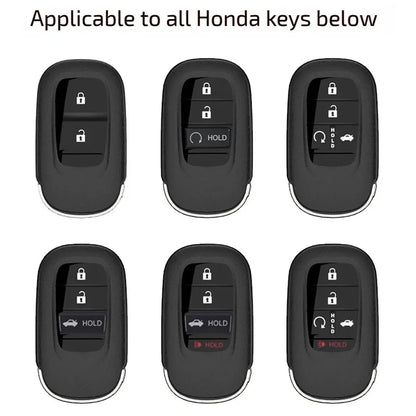 Key Fob Cover for Honda Civic 11th Gen Remote Keys, Soft Silicone Case in 3, 4, 5 and 6-Button Versions