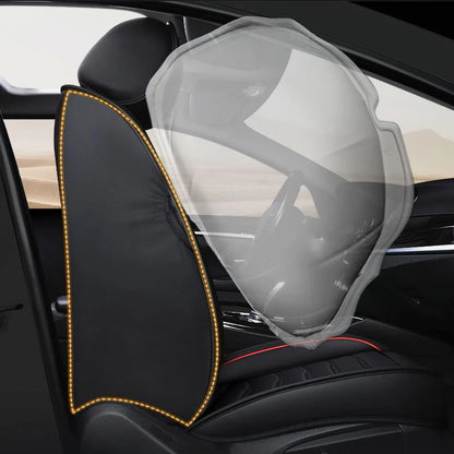 Faux Leather Seat Covers for Toyota RAV4 2019-2024, 5-Seat Full Set with Headrest Covers, Black and Red