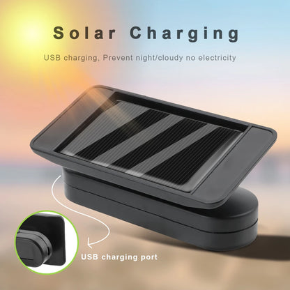 Solar Tire Pressure Monitoring System, Wireless TPMS with 4 External Sensors, Real-Time Pressure and Temperature, PSI or Bar, 15 Styles