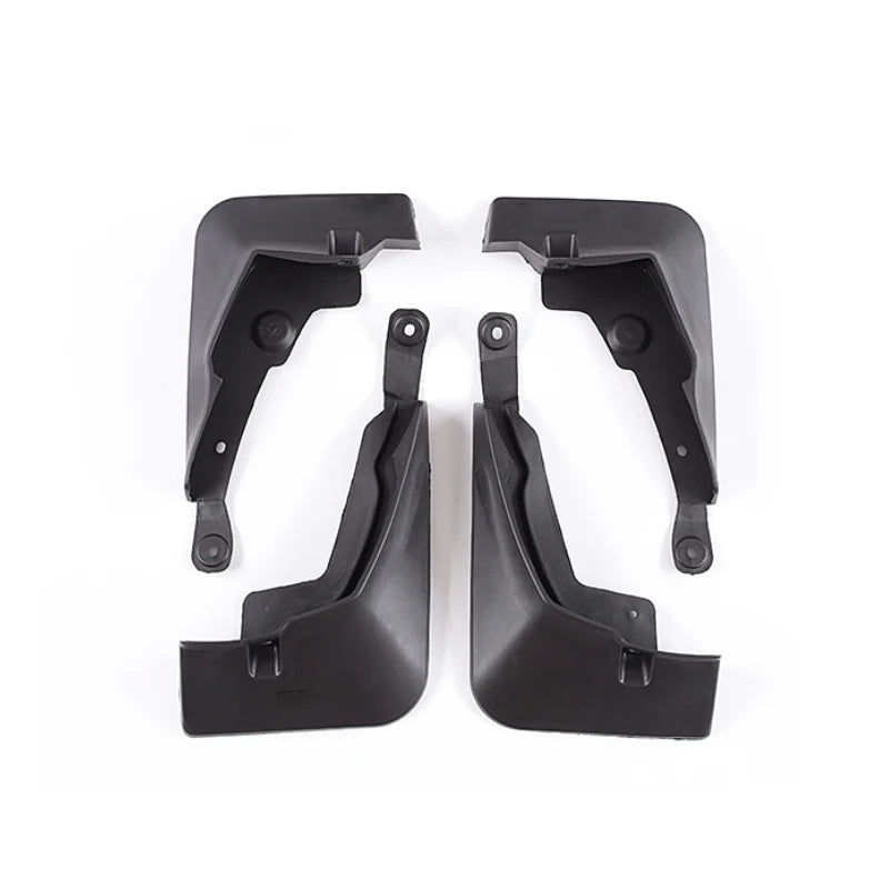 Black Plastic Mud Flaps for Toyota RAV4 and RAV4 Hybrid 2019-2023 (XA50), Splash Guards for the Wheel Arches