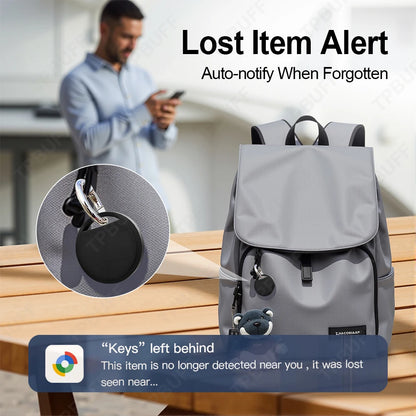 Bluetooth Item Tracker Tag for Android, Works with the Find Hub App, Built-In Speaker, Keychain Tag for Keys, Bags and Luggage, 5 Colors