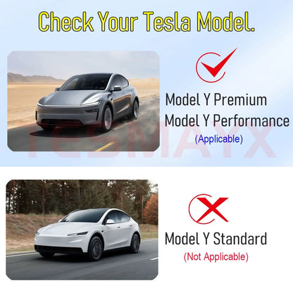 Wireless Charging Pad Mat for Tesla Model 3 and Model Y Juniper 2025-2026, Non-Slip Center Console Phone Mat, White or Black