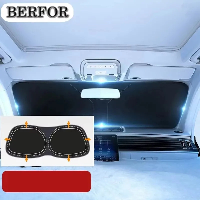Front Windshield Sun Shade for Toyota Camry 2025-2026 (XV80), PVC Sunshade for Heat Insulation and Sun Protection