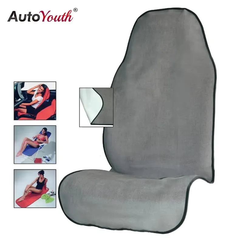 Neoprene Car Seat Towel Cover, Waterproof Sweat Protector for Front or Rear Seats After Workouts and Swimming, Universal Fit, 6 Colors