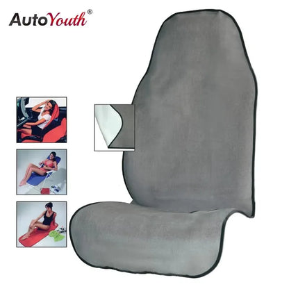Neoprene Car Seat Towel Cover, Waterproof Sweat Protector for Front or Rear Seats After Workouts and Swimming, Universal Fit, 6 Colors