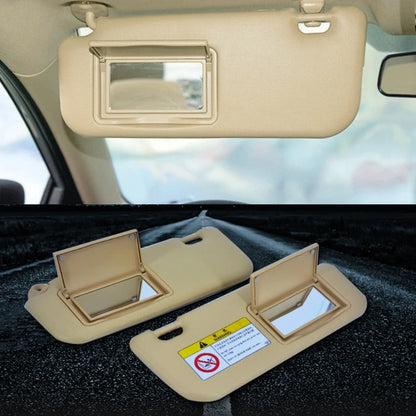 Sun Visor for Toyota Camry, Replacement Driver or Passenger Side Visor with Vanity Mirror, Gray or Beige