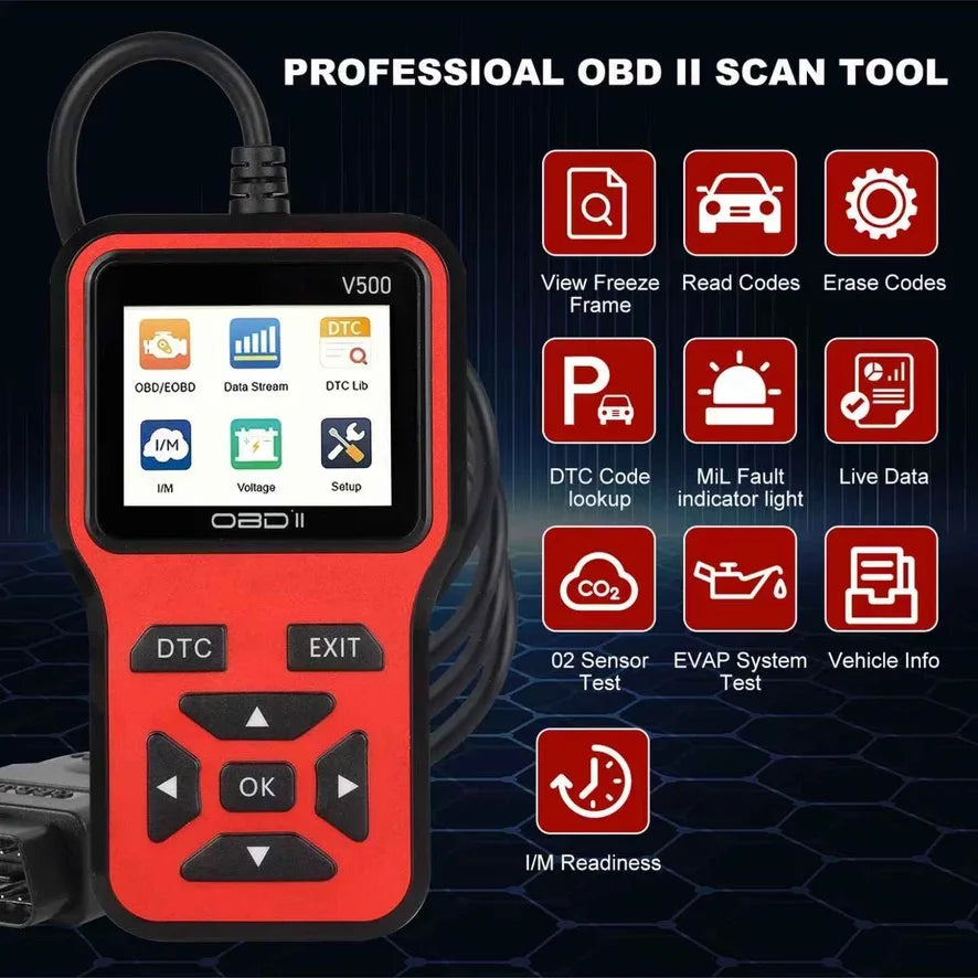 Professional OBD II scan tool functions