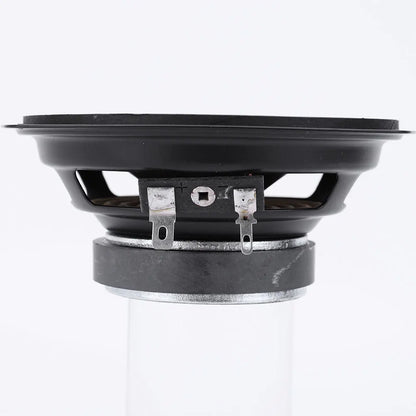Side view of the coaxial speaker showing its depth