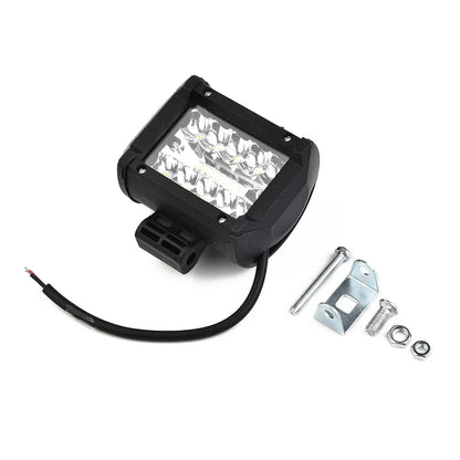 12V 60W LED Work Light, Spot and Flood Combo Beam, Die-Cast Housing with Adjustable Bracket, for Trucks, SUVs, ATVs and UTVs