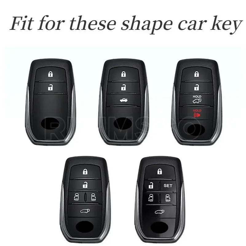 Clear TPU key fob cover for Toyota — photo 2