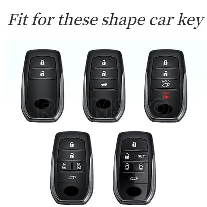 Clear TPU key fob cover for Toyota — photo 2