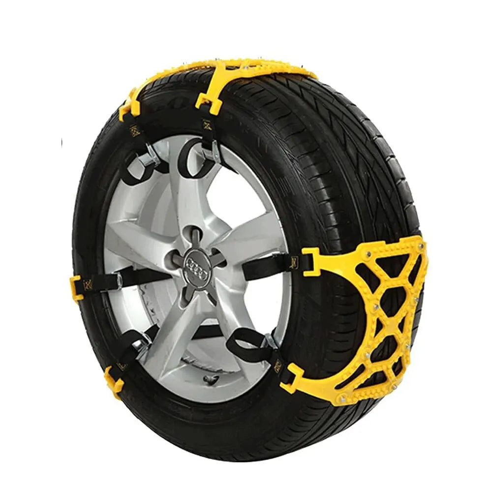 Style B: TPU snow chains on a wheel