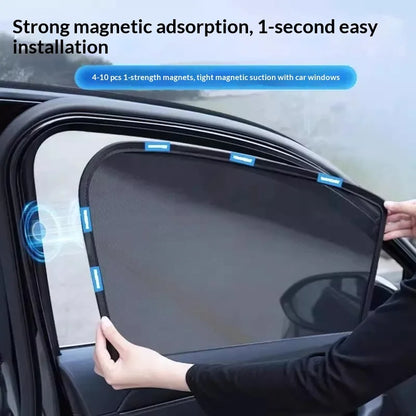 Magnetic Sun Shades for Honda CR-V 2023-2024 (6th Gen), PVC Shades for Windshield, Side, Triangle and Back Windows