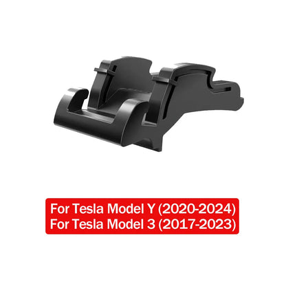 Silicone Air Vent Phone Mount for Tesla Model 3 and Model Y, Hook and Sunglass Holder, Fits Phones up to 0.5 in Thick, 2 Versions