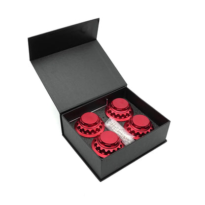 Wheel Center Caps for Toyota Camry, Corolla, Avalon and Matrix, 62mm Set of 4 with Metal Snap Rings, 5 Colors