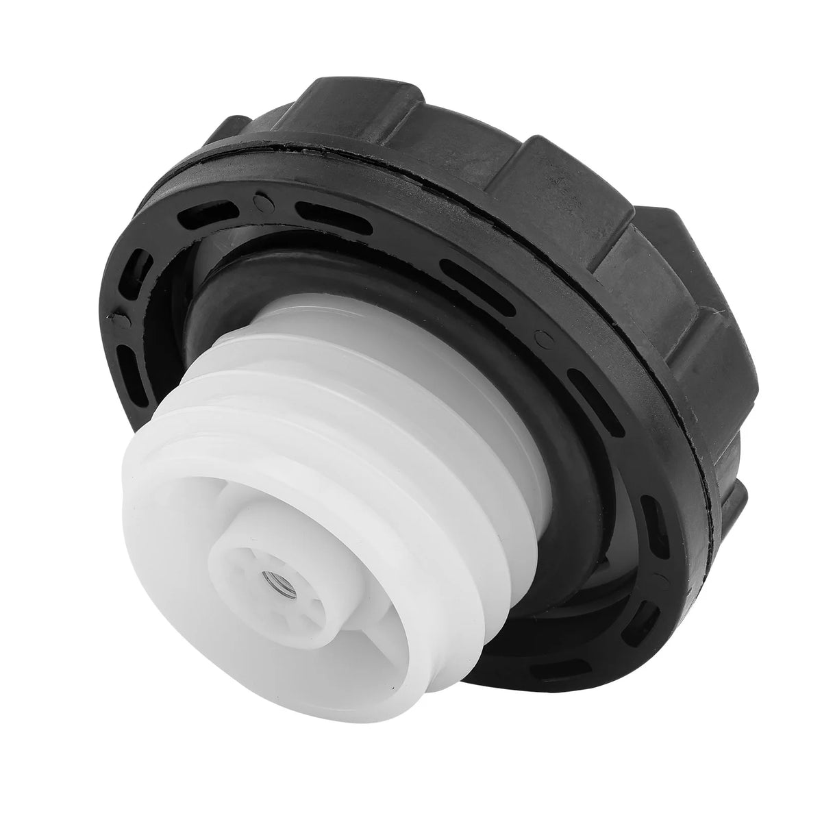 Locking Gas Cap with Keys for Jeep Wrangler TJ and YJ, Cherokee and Grand Cherokee, Black Replacement Fuel Tank Cap