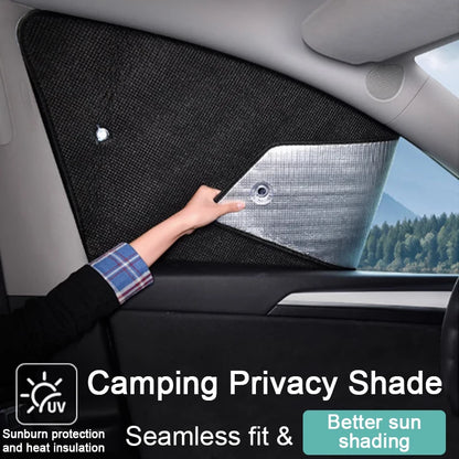 Full Coverage Sunshade Set for Hyundai Tucson 2022-2024 (NX4), Reflective Aluminum Foil for Windshield, Windows and Sunroof