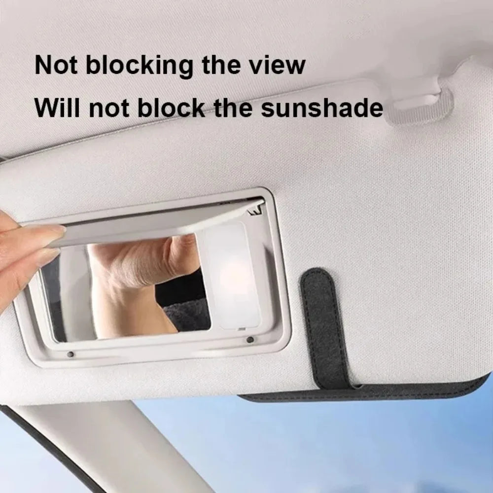 Car Sunglasses Case — Premium Leatherette Protective Holder