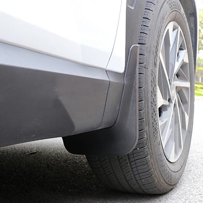 Mud Flaps for Hyundai Tucson Hybrid and N Line 2022-2023 (NX4), Black ABS Front and Rear Splash Guards
