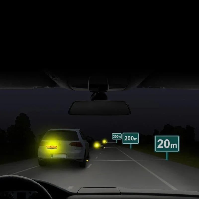 Student Driver Car Magnet, Reflective Bumper Sign for New Drivers, 10 x 3.5 Inch, Removable