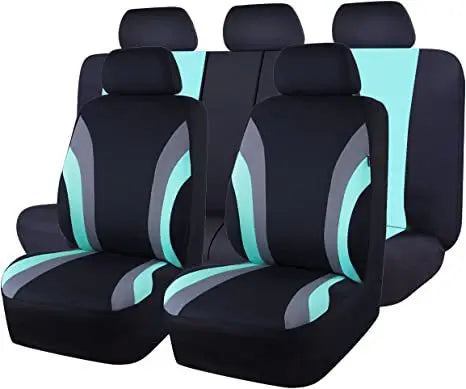Flocking Cloth Car Seat Covers for Toyota RAV4 2020-2025, 9-Piece Set, Soft Velvet-Feel Fabric in 7 Colors