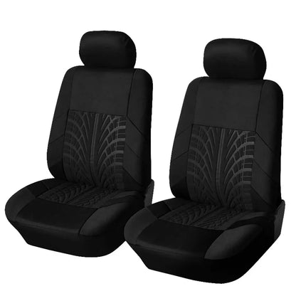 Black front seat cover set, 4 pieces