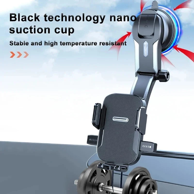 Dashboard phone mount with extension arm — photo 4