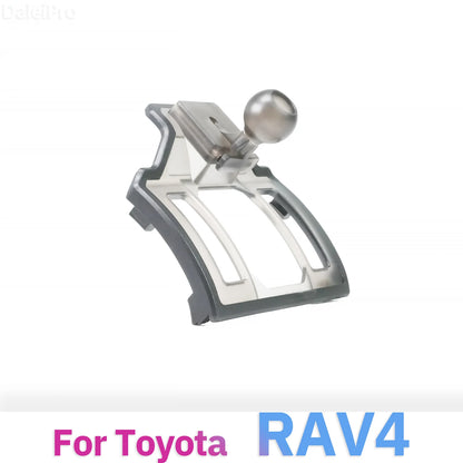 Phone Mount for Toyota RAV4 2019-2025 (XA50), Clear Base That Keeps the Air Vent Free, Clamp Holder or 15W Wireless Charging Holder