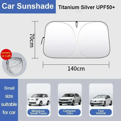 Windshield Sun Shade for Hyundai Tucson 2022-2025, PVC Front Window UV Cover, 3 Styles with 2 Sizes Each