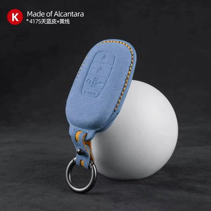 Key Fob Cover for Honda Smart Keys, Suede Case for Civic, Accord, Integra, Fit and Inspire, 12 Styles