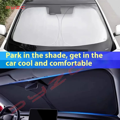 Windshield Sun Shade for Honda CR-V 2023-2024, PVC Front Window Cover in Styles A, B and C, Two Sizes Each