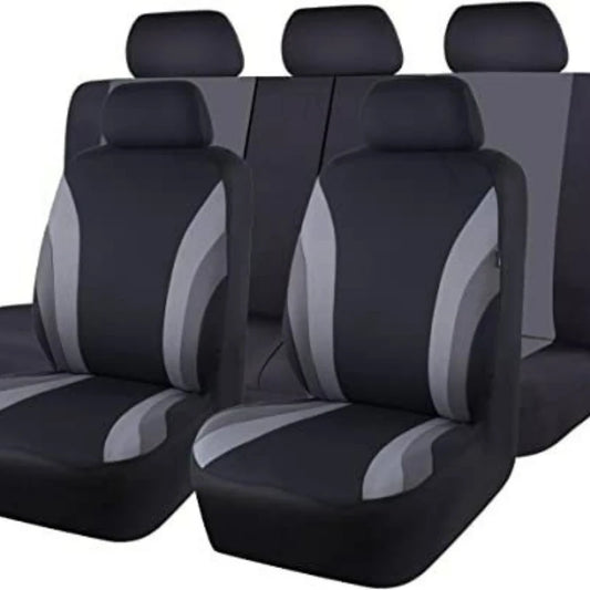 Flocking Cloth Car Seat Covers for Toyota RAV4 2020-2025, 9-Piece Set, Soft Velvet-Feel Fabric in 7 Colors