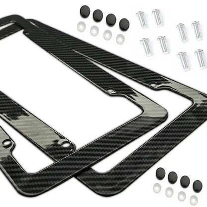Pair of carbon fiber pattern frames with screw kit