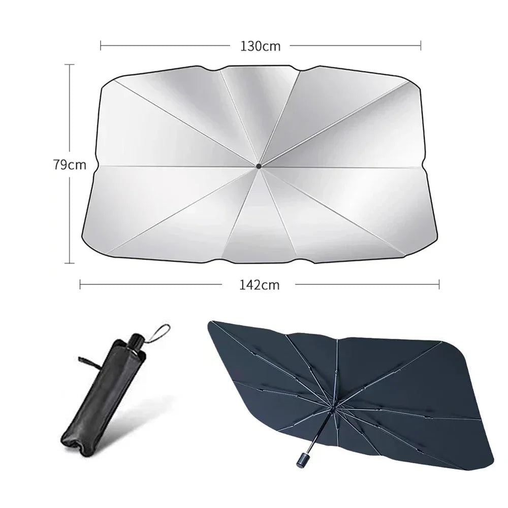 Windshield Sun Shade for Honda CR-V 2023-2024, PVC Front Window Cover in Styles A, B and C, Two Sizes Each