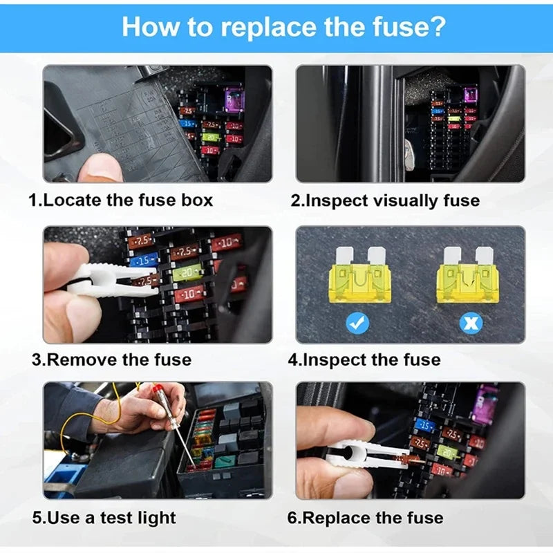 How to replace a car fuse in six steps