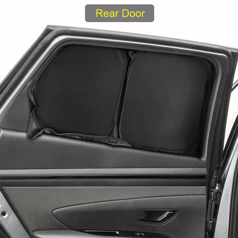 Double-Layer Window Sunshades for Hyundai Tucson 2022-2026 (NX4), Black Privacy Veil, Doors, Windshields or Whole Set