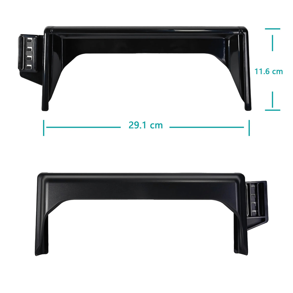 Screen Phone Mount for Toyota RAV4 2019-2023 (XA50) with 8-Inch Screen, Glass-Panel or Carbon-Look Holder, 15W Wireless Charger Option