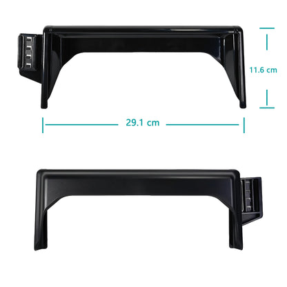 Screen Phone Mount for Toyota RAV4 2019-2023 (XA50) with 8-Inch Screen, Glass-Panel or Carbon-Look Holder, 15W Wireless Charger Option