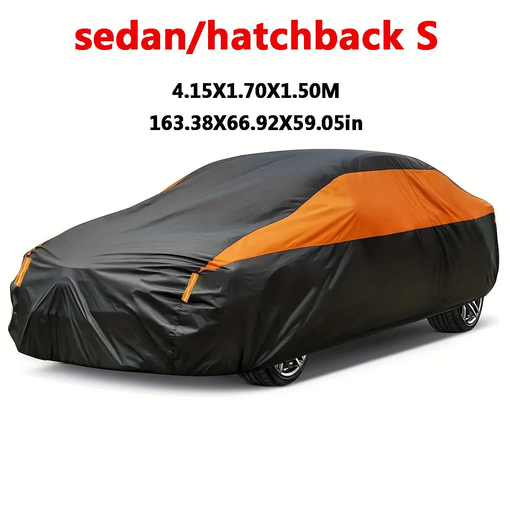 Universal Waterproof Car Cover — All-Weather UV & Rain Protection for Sedan/SUV