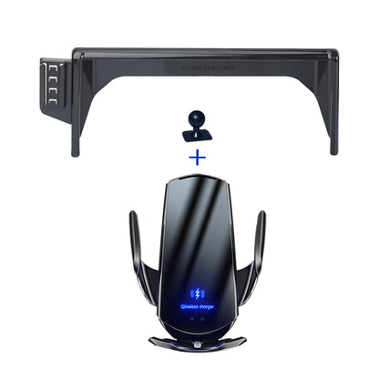 Air Vent Phone Mount for Toyota RAV4 2019-2023 (XA50) with 8-Inch Screen, Aluminum or Carbon-Look Holder, 15W Wireless Charger Option