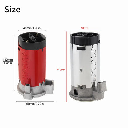Air compressor size: 112 mm (4.41 in) tall
