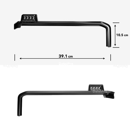Screen Phone Mount for Jeep Wrangler 2024-2027 (JL), Clip-On Screen Base with 17 mm Ball, Gravity Holder or Wireless Charging Holder