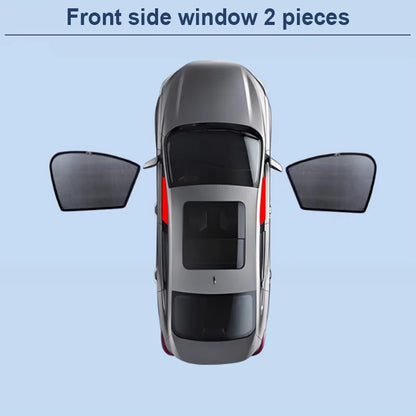 Side Window Sun Shades for Hyundai Tucson 2022-2026 (NX4), Black Magnetic Mesh, Pairs or 3-, 4- and 7-Piece Sets