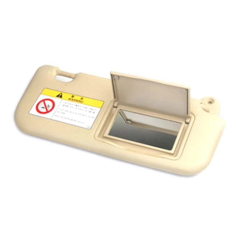 Sun Visor for Toyota Camry, Replacement Driver or Passenger Side Visor with Vanity Mirror, Gray or Beige