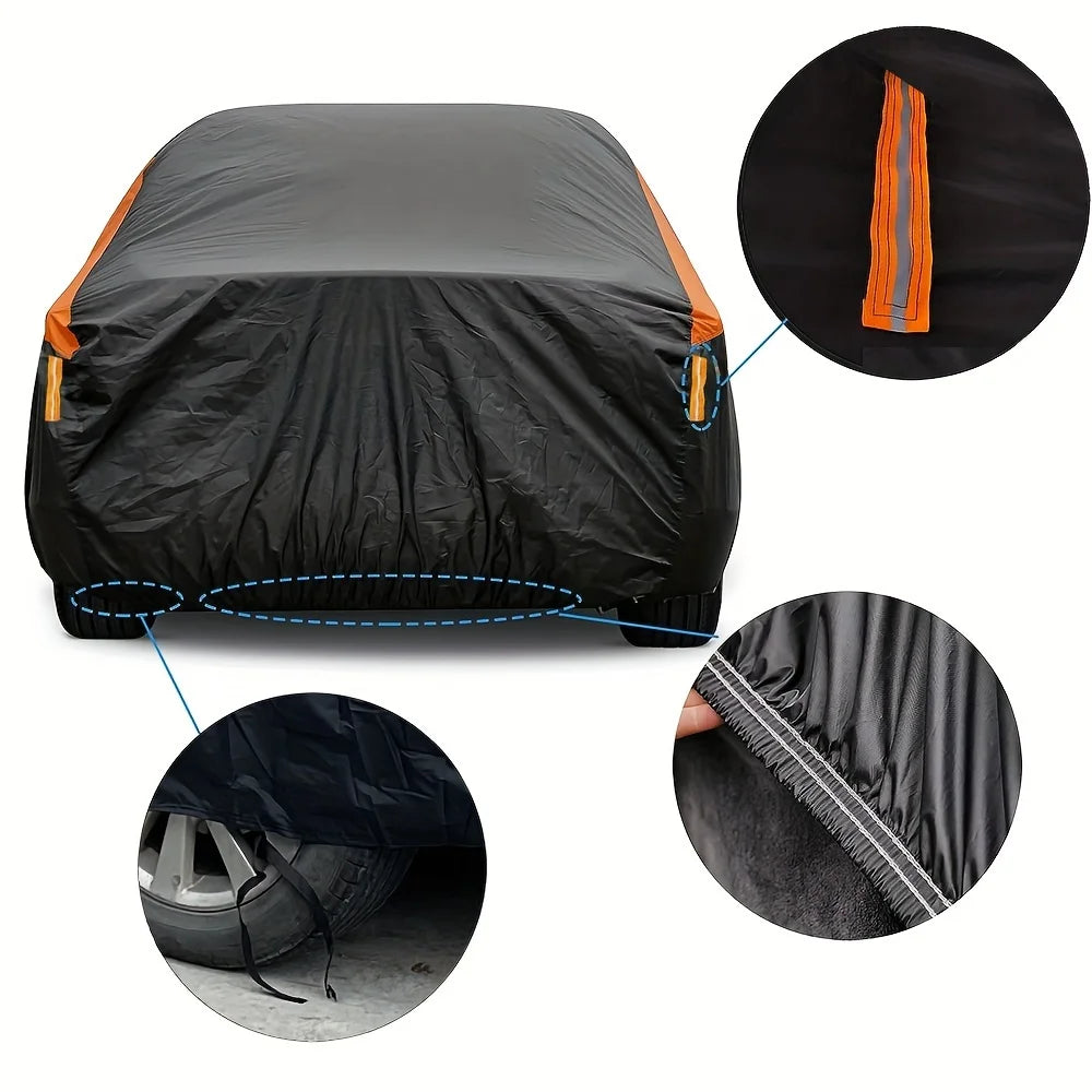 Universal Waterproof Car Cover — All-Weather UV & Rain Protection for Sedan/SUV